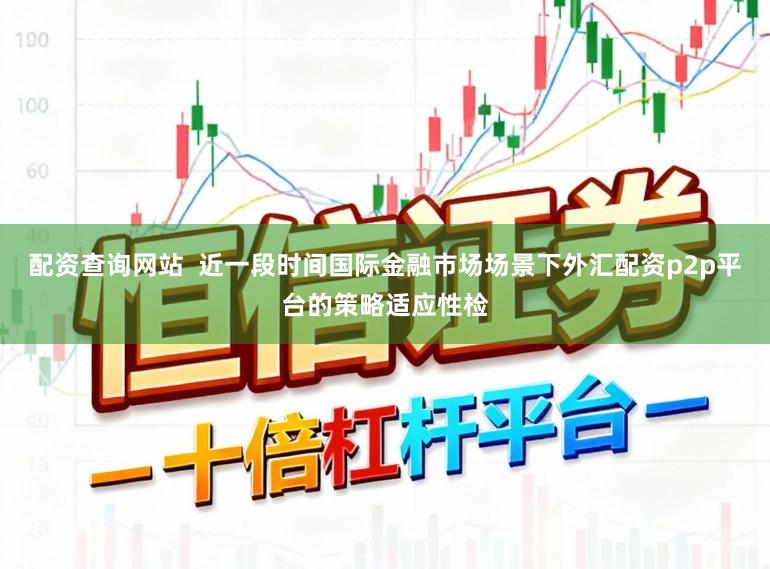 配资查询网站  近一段时间国际金融市场场景下外汇配资p2p平台的策略适应性检