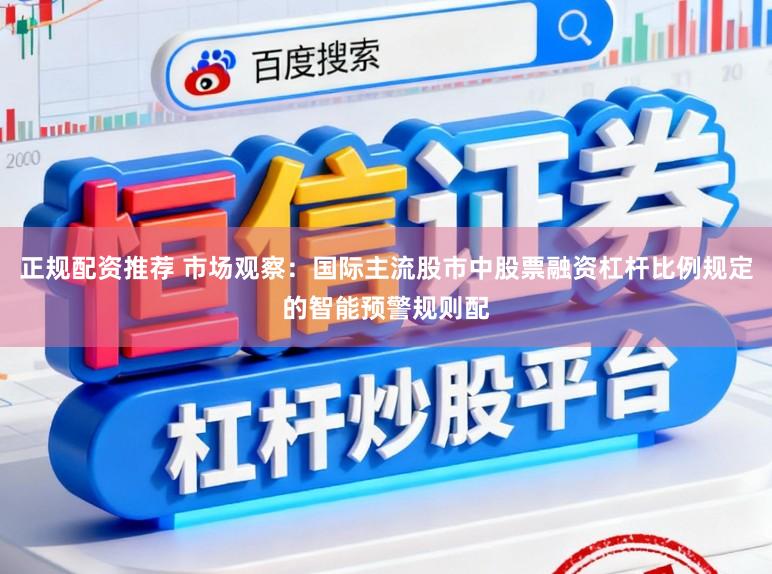 正规配资推荐 市场观察：国际主流股市中股票融资杠杆比例规定的智能预警规则配