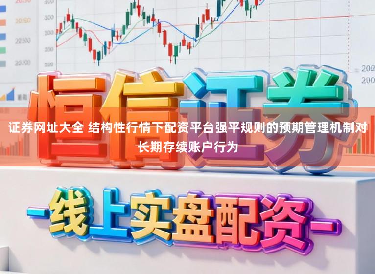 证券网址大全 结构性行情下配资平台强平规则的预期管理机制对长期存续账户行为