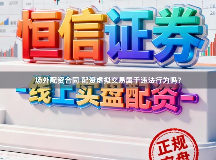 场外配资合同 配资虚拟交易属于违法行为吗？